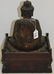CARVED ASIAN BUDDHA, JAPANESE 18TH C, PAINTED - 3