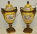 PAIR OF LATE 19TH C SEVRES PORCELAIN COVERED URNS - 2