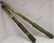 TWO 19TH C BRASS 2 AND 3 DRAW TELESCOPES, 11" TO