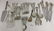 43 PC STERLING SILVER FLATWARE SET, CHANTILLY
