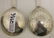 PAIR OF 18TH C CONTINENTAL SILVER SPOONS, 8" - 2