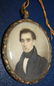 AMERICAN MINIATURE PORTRAIT OF A FEDERAL PERIOD