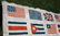 RARE EARLY 20TH C WALL HANGING MADE FROM MERCHANT FLAGS - 2