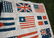 RARE EARLY 20TH C WALL HANGING MADE FROM MERCHANT FLAGS - 5