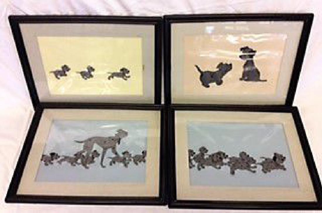 4 Original Walt Disney 101 Dalmatians Sericels (1 of 6)