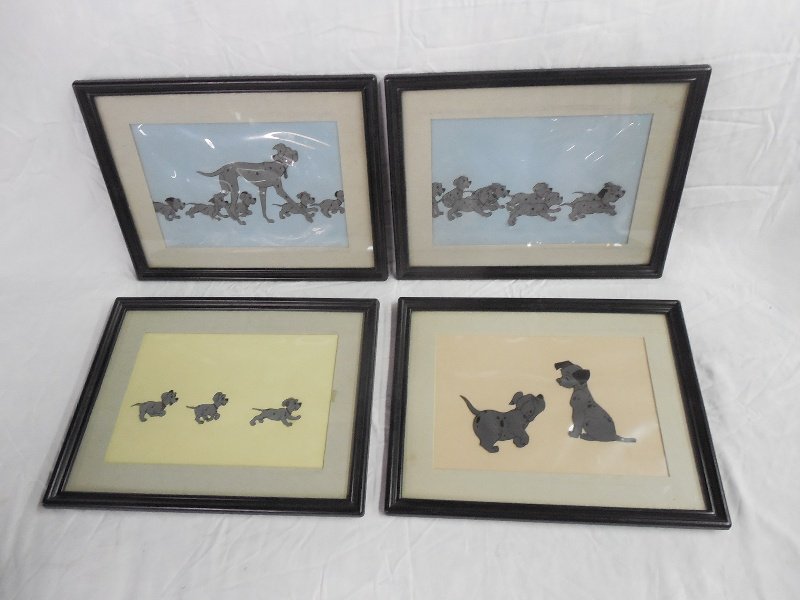 4 Original Walt Disney 101 Dalmatians Sericel Animation (1 of 6)