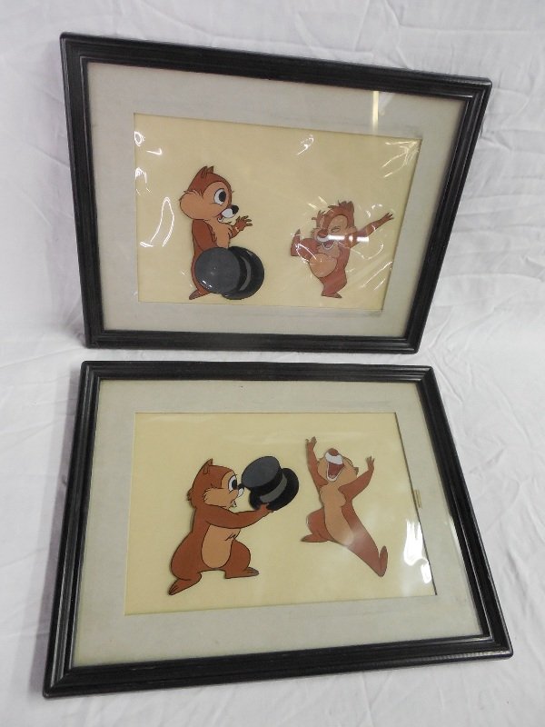 2 Original Walt Disney Chip n Dale Sericels Animation (1 of 4)