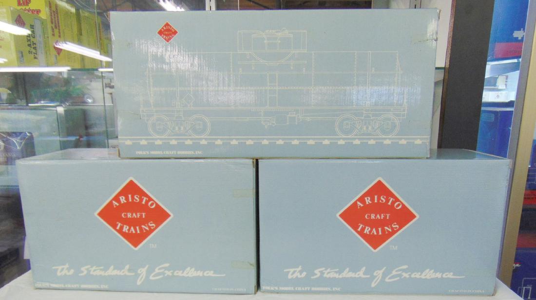 2 G Scale Aristocraft 0-4-0 Locomotives 21201 & Tank (1 of 1)