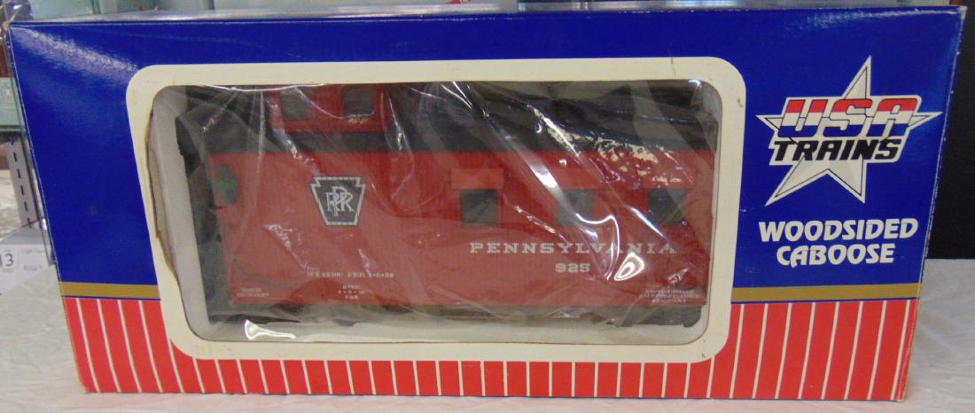 USA Trains G Scale Pennsylvania Woodsidedv925 Caboose: USA Trains G Scale Pennsylvania Woodsided 925 Caboose R12012 in original box