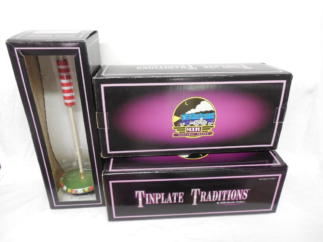 MTH Tinplate Traditions Standard Gauge Cattle Car Tank (1 of 1)