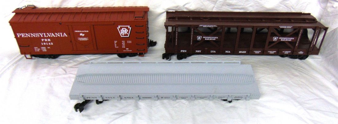3 G Scale USA Trains Pennsylvania Railroad Train Cars (1 of 1)