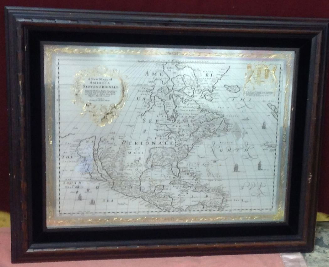 Franklin Mint Sterling Silver Map of North America LE (1 of 4)