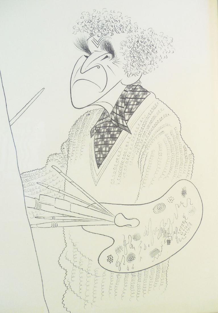 Al Hirschfeld Original Caricature Drawing Marc Chagall (1 of 4)
