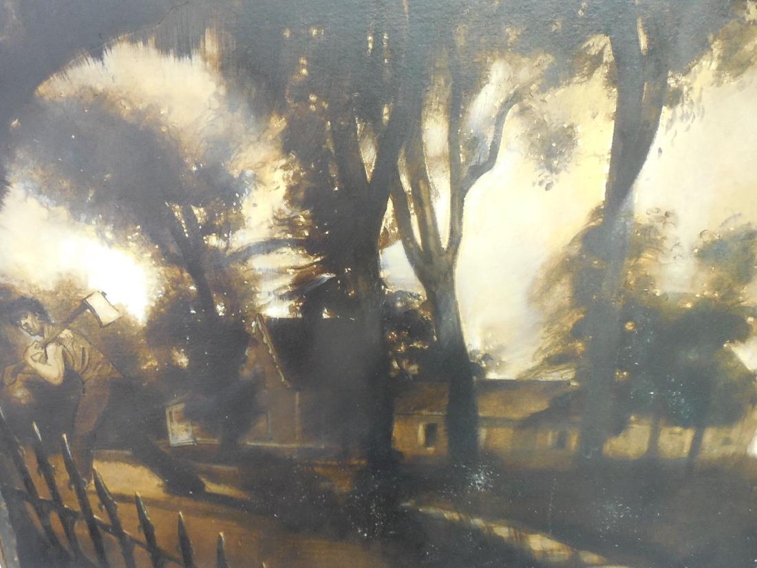 4 Daniel J Maffia Watercolor Paintings Original (1 of 5)