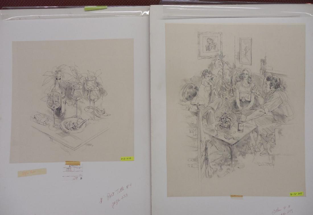 20 Original Barbara Fox Pencil Sketch Illustrations (1 of 10)