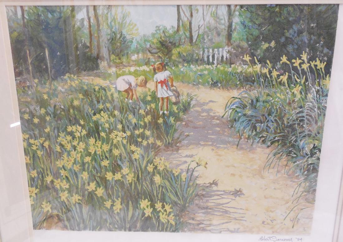 Robert Sarsony Oil Painting Daffodil Girls Franklin (1 of 3)