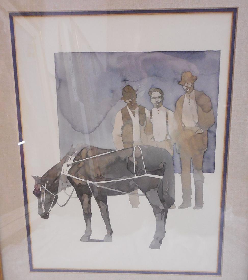 Bart Forbes Up From Slavery Original Watercolor (1 of 3)