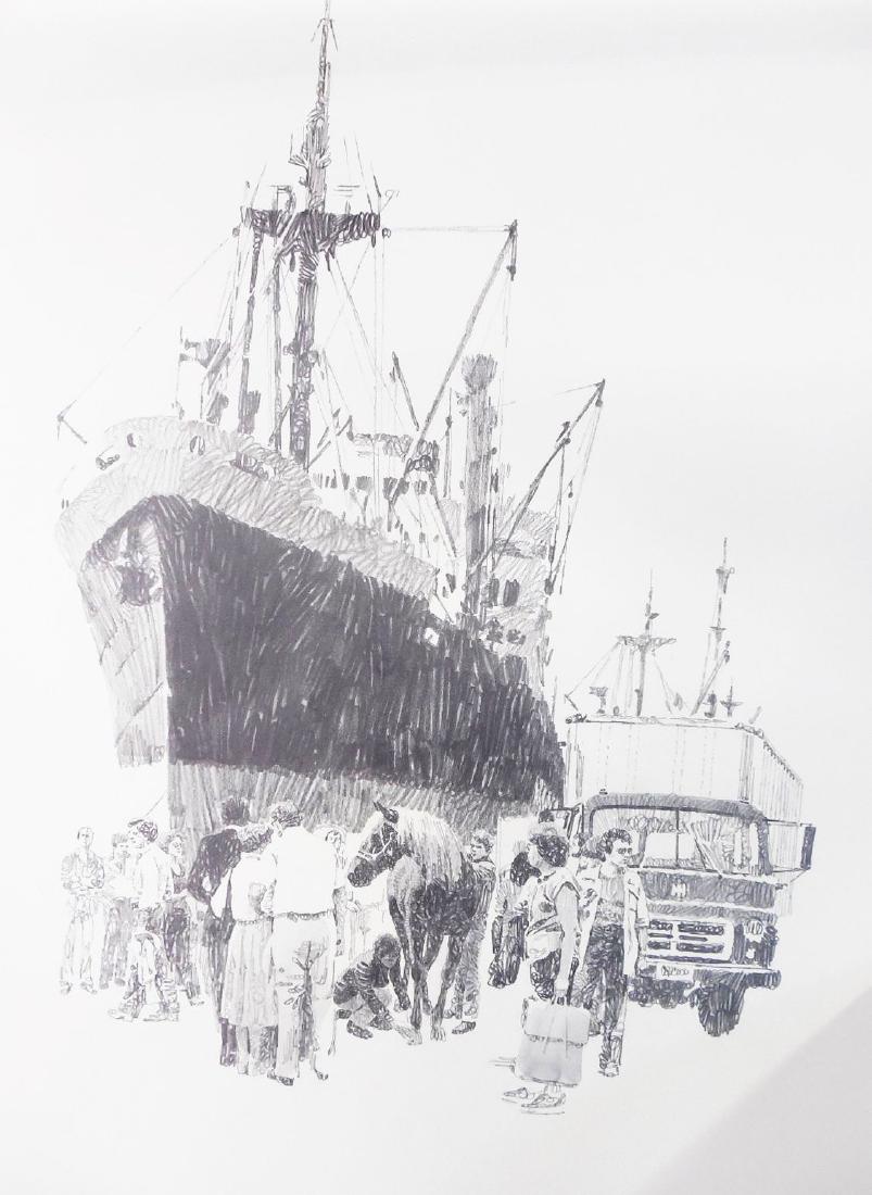 5 Mitchel Hooks Original Illustration Drawings A Game (1 of 6)