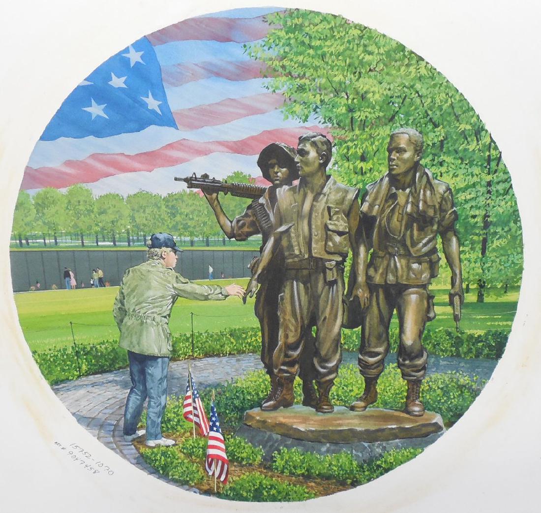 Dave Troutman Original Watercolor Painting Viet Nam (1 of 1)