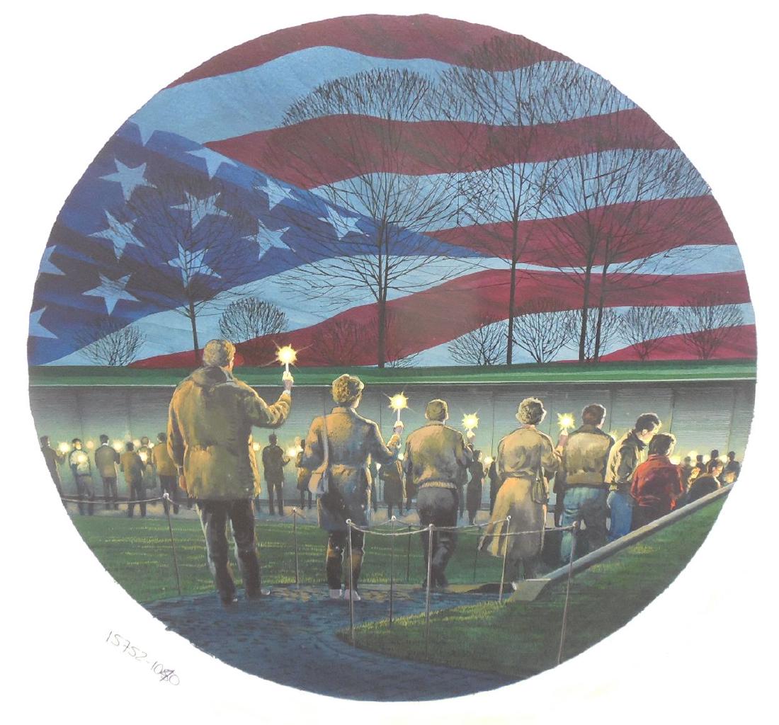 Dave Troutman Original Watercolor Painting Viet Nam (1 of 2)