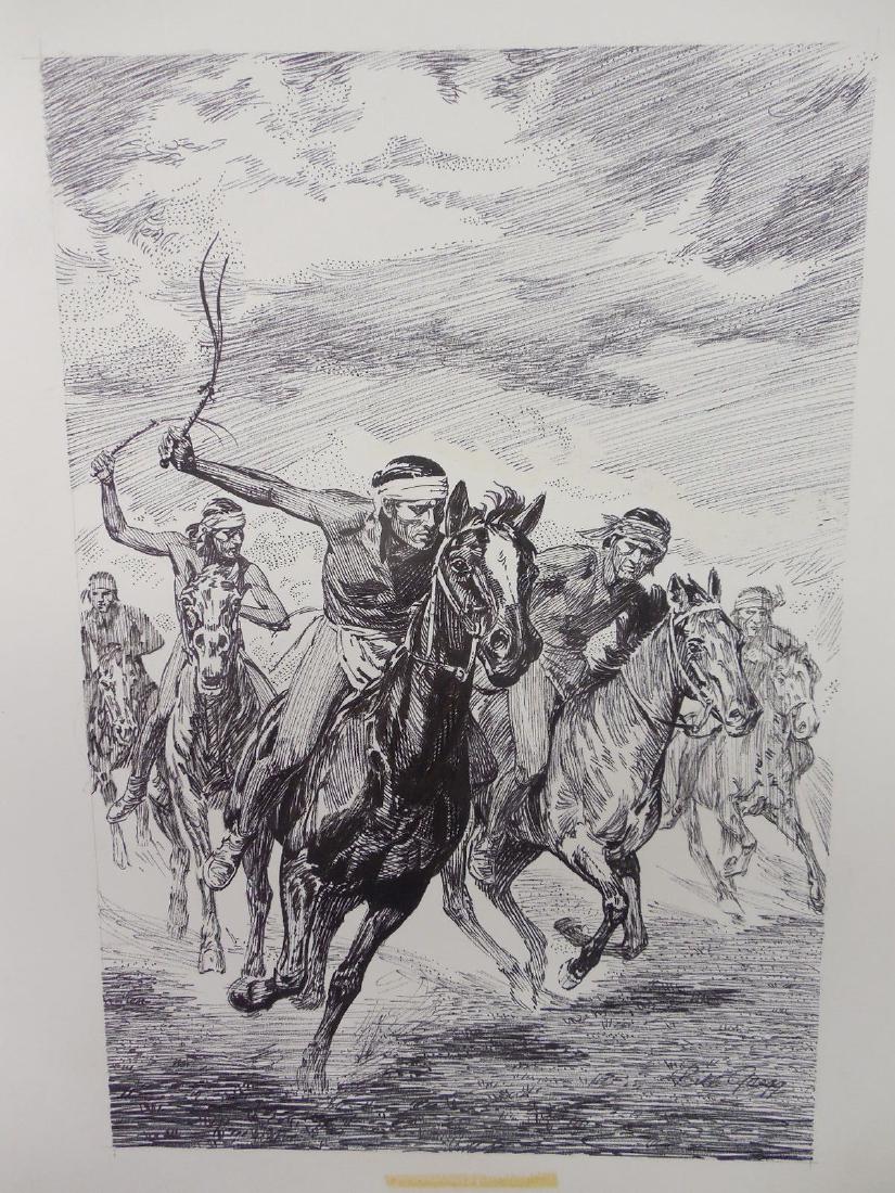 8 Bill Gregg Original Pen & Ink Drawings Native (1 of 10)