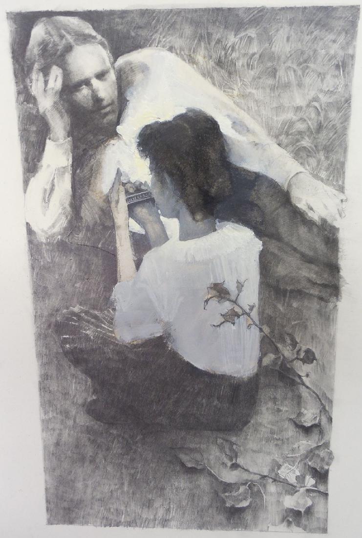 5 Herbert Tauss Illustrations Original Drawings (1 of 5)