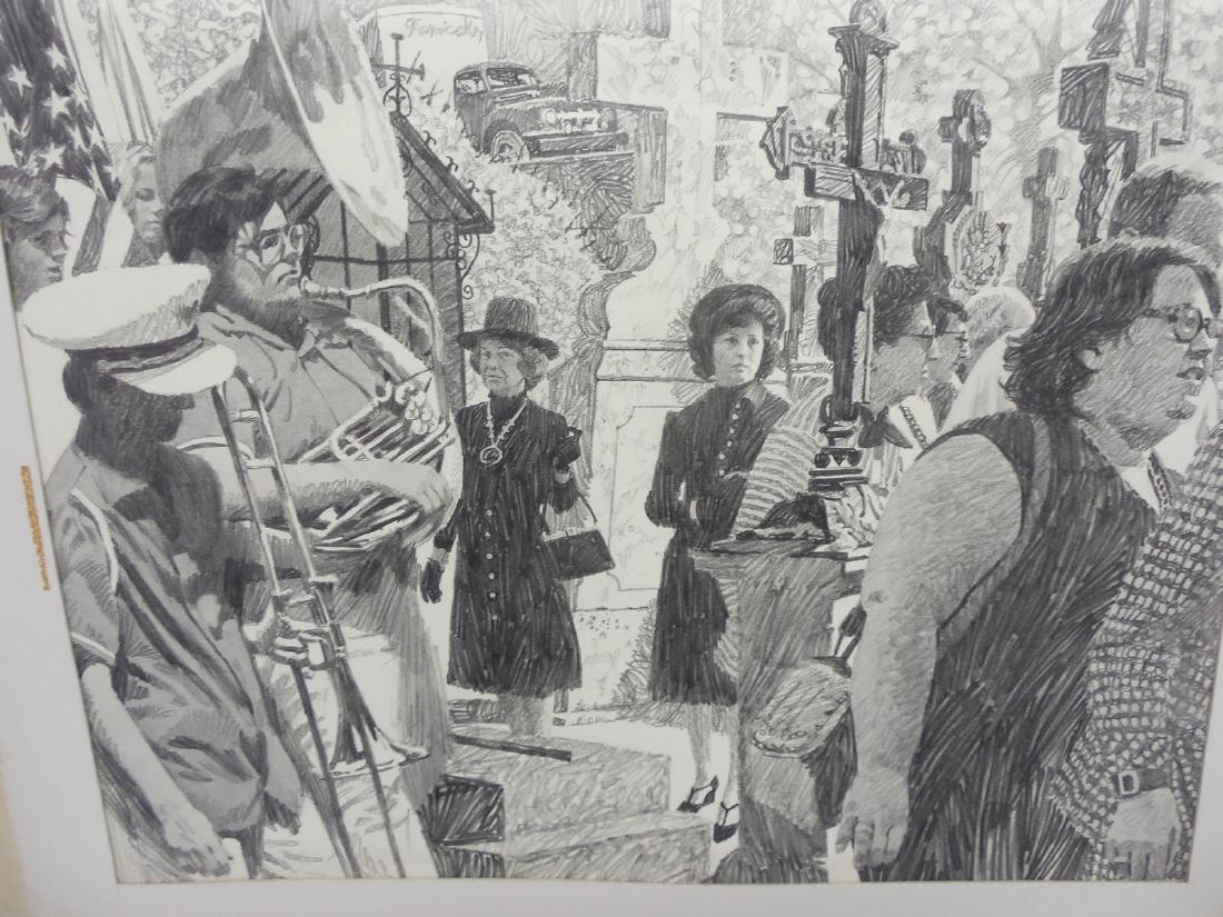 3 Mitchel Hooks Original Illustration Drawings The (1 of 5)