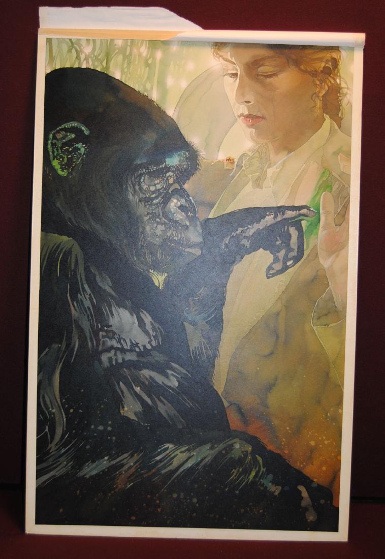 3 Bob Dacey Watercolor Paintings Illustration Congo (1 of 3)