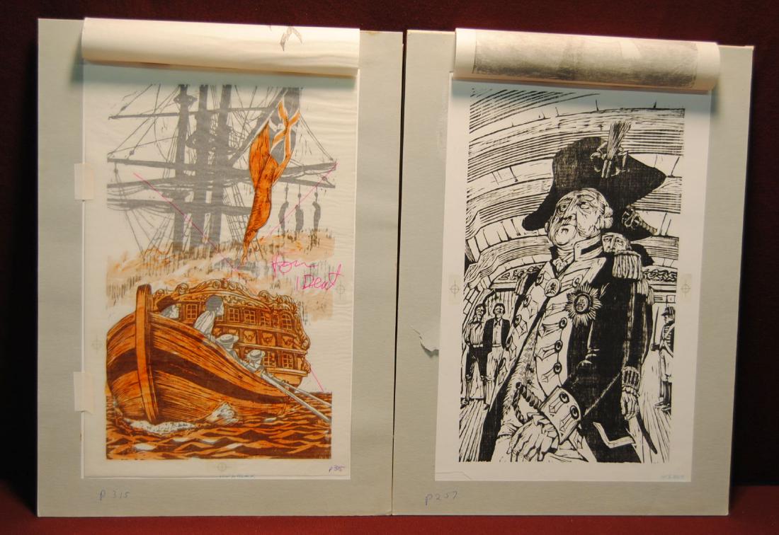 6 Ronald Keller Original Illustrations Wood Block (1 of 5)