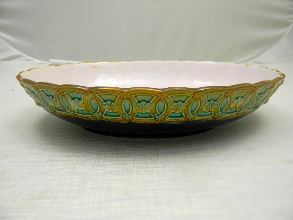 Minton Oval Cobalt Serving Bowl 10 1/2": Minton Oval Cobalt Serving Bowl 10 1/2"