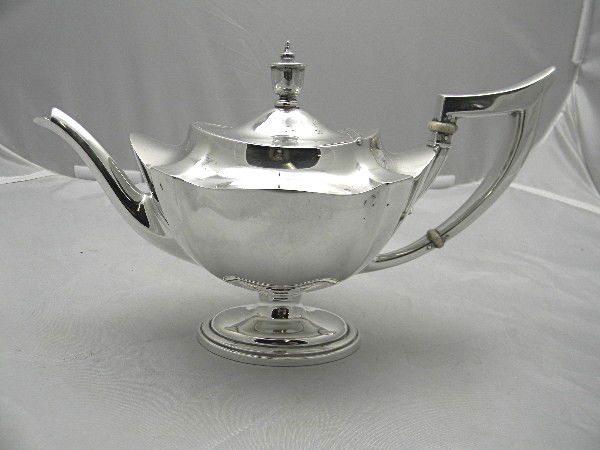 6 1/2" Gorham 1 3/8 Pint Pedestal Aladdin Style Co: 6 1/2" Gorham 1 3/8 Pint Pedestal Aladdin Style Coffee Pot 14.70ozt