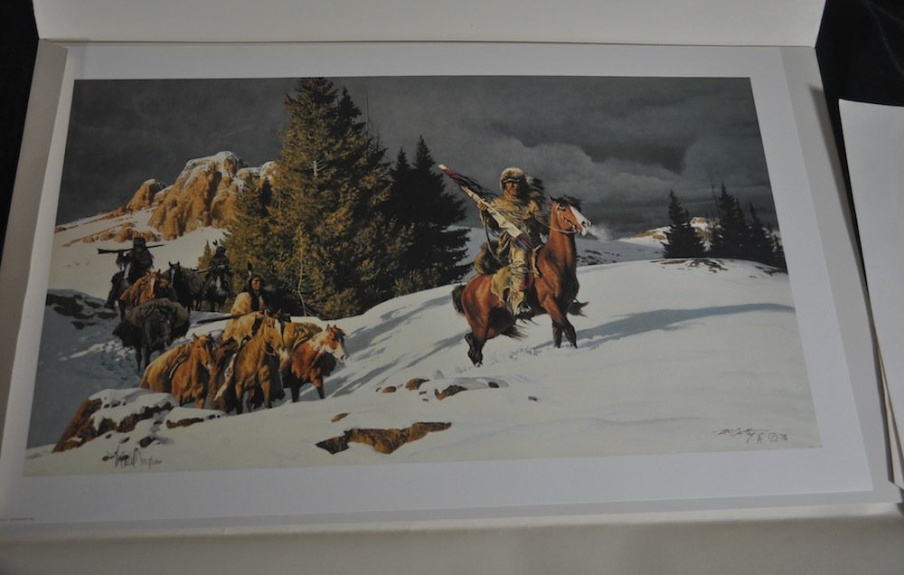 Frank C. McCarthy "Before the Norther": Greenwich workshop, limited edition, artist signed print, dated 1978, 337/1000. Dimensions: 18" X 30".
