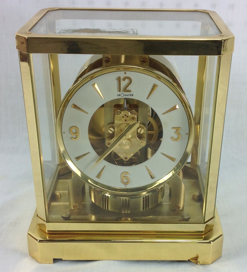 LECOULTRE ATMOS CLOCK: 9 1/4"H, #188544