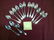 15 PIECE STERLING SILVER SPOONS- DOMINICK & HAFF