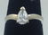 Ladies Platinum Pear Shaped Diamond Engagement Ring