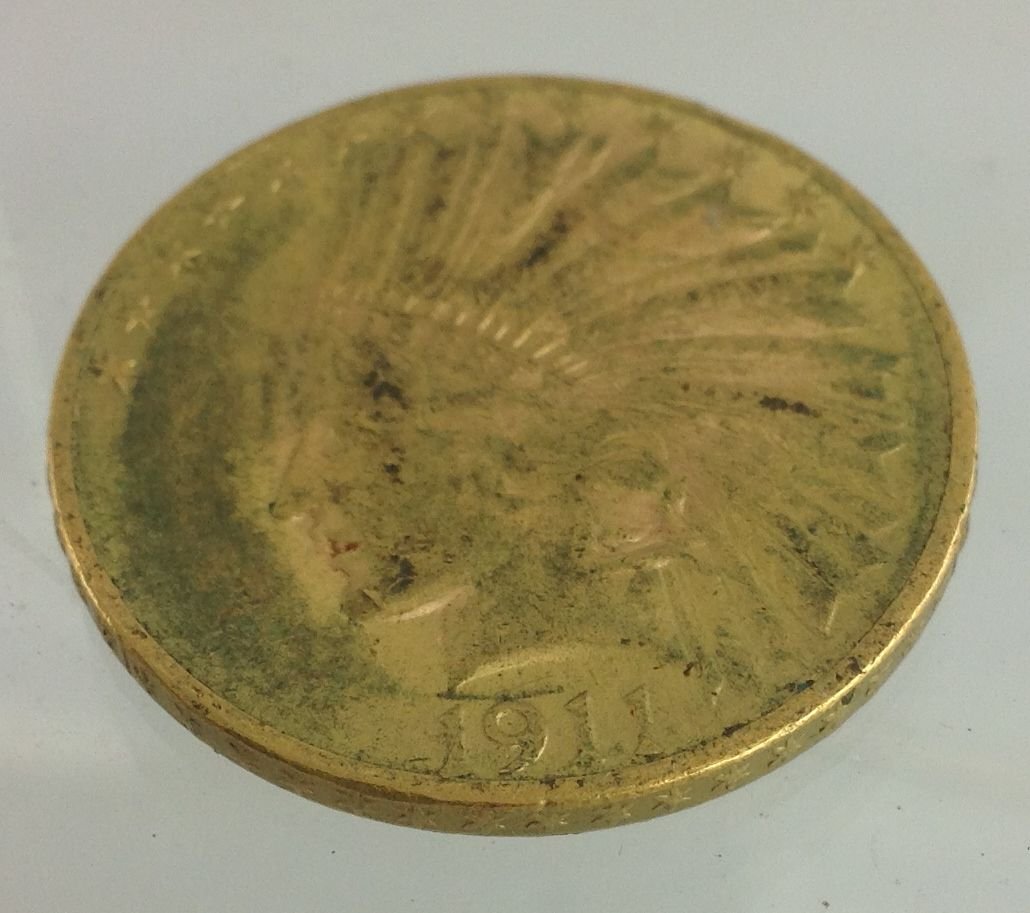 1911 US $10 Indian Head Eagle Gold Coin (1 of 3)