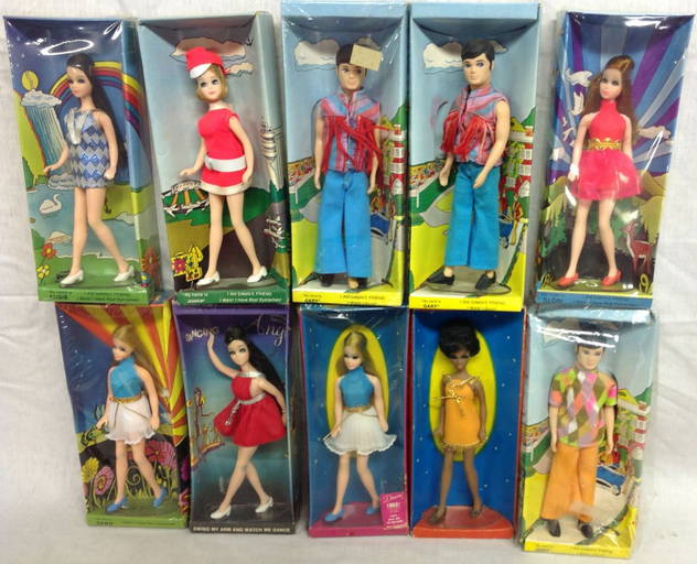 10 Topper Dawn Dolls Friends Gary, Angie, Dale