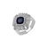 2.69 ctw Genuine Multi-Gems and 0.01 ct.t.w Genuine