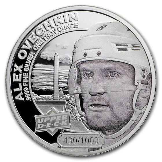2017 Grandeur 1 oz Silver Hockey: Ovechkin (High: One piece 2017 Grandeur 1 oz Silver Hockey: Ovechkin (High Relief) SKU: 3K166944