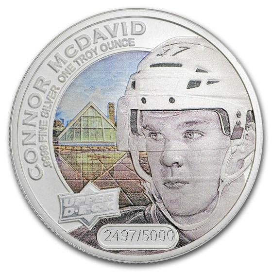 2017 Grandeur 1 oz Silver Hockey: McDavid (Colorized): One piece 2017 Grandeur 1 oz Silver Hockey: McDavid (Colorized) SKU: 3K162713