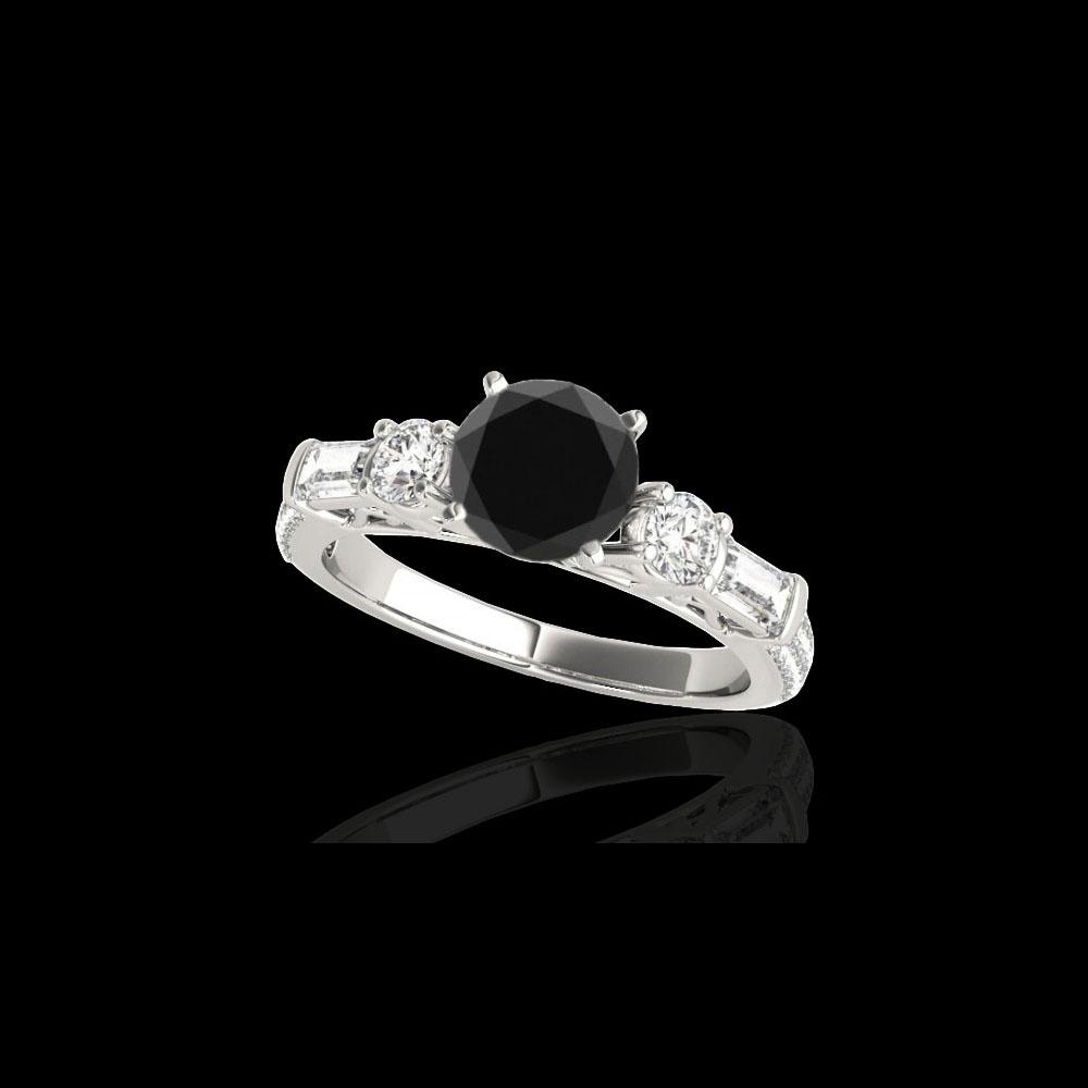2 ctw Certified VS Black Diamond Pave Solitaire Ring: 2 ctw Certified VS Black Diamond Pave Solitaire Ring 10K White Gold Designer Brand Luxury Jewelry, made in the USA Suggested Retail Price: $7,850 Factory offers perfect factory sizing, for all rings &