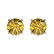 1 ctw Certified Intense Yellow Diamond Stud Earrings