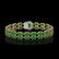 29.82 ctw Jade & Diamond Bracelet 14K Rose Gold - 3
