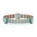 23.14 ctw Turquoise & Diamond Bracelet 14K Rose Gold