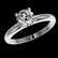 1.25 ctw Certified Quality Diamond Engagment Ring 10k - 2