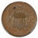 1864 Two Cent Piece MS-62 PCGS (Brown, Small Motto) - 2