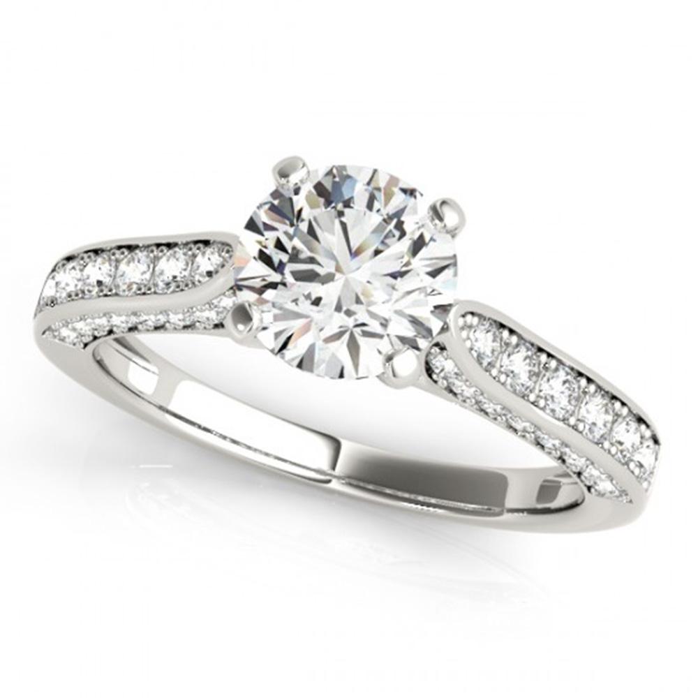 Natural 1.6 ctw Diamond Solitaire Ring 14k White Gold: Natural 1.6 ctw Diamond Solitaire Ring 14k White Gold Manufacturer's Suggested Retail Price: $18750.00 Item: Diamond Wedding Ring Total Gem weight: 1.6 carats Metal: Solid 14k White Gold Gold Pr