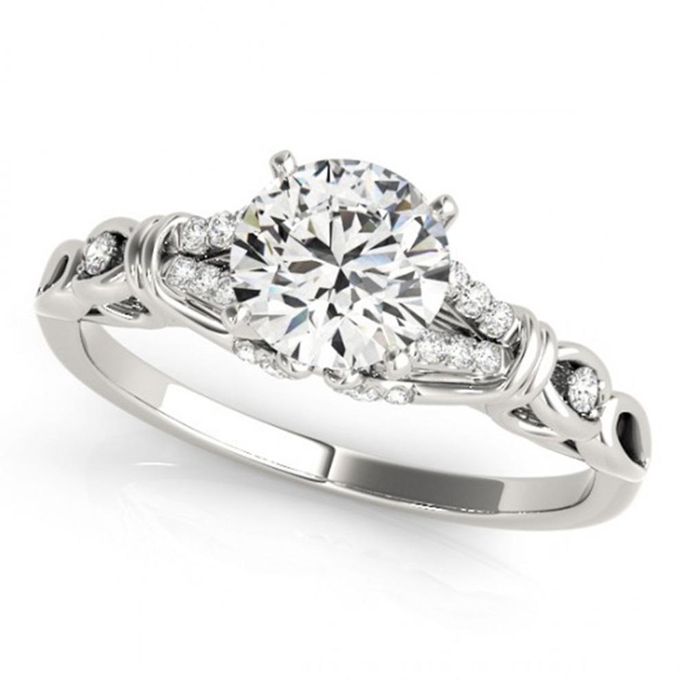 Natural 0.7 ctw Diamond Solitaire Ring 14k White Gold: Natural 0.7 ctw Diamond Solitaire Ring 14k White Gold Manufacturer's Suggested Retail Price: $5850.00 Item: Diamond Wedding Ring Total Gem weight: 0.7 carats Metal: Solid 14k White Gold Gold Pro