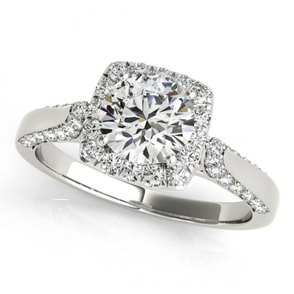 Natural 1.35 ctw Diamond Halo Ring 14k White Gold: Natural 1.35 ctw Diamond Halo Ring 14k White Gold Manufacturer's Suggested Retail Price: $8700.00 Item: Diamond Wedding Ring Total Gem weight: 1.35 carats Metal: Solid 14k White Gold Gold Produc