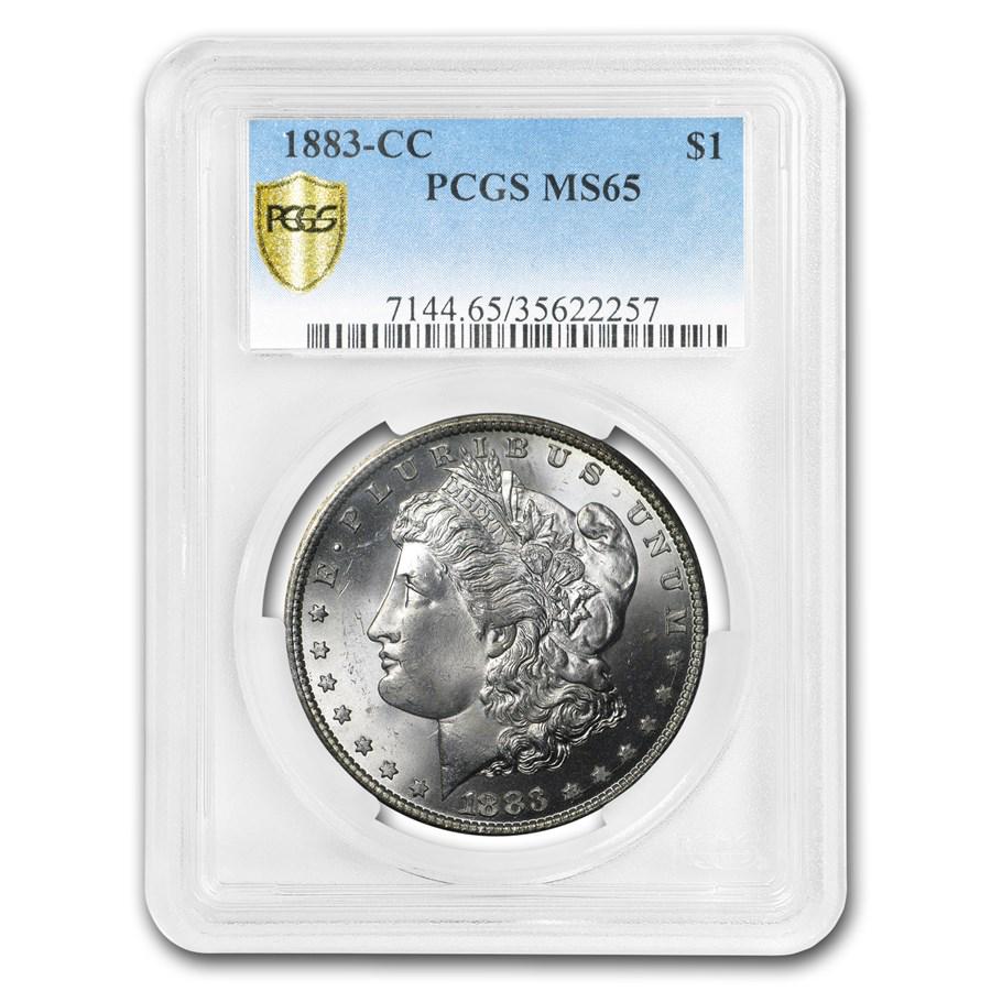 1883-CC Morgan Dollar MS-65 PCGS: 1883-CC Morgan Dollar MS-65 PCGS Your winning item will match the quality of the product shown. Dates will be according to listing, may or may not vary.